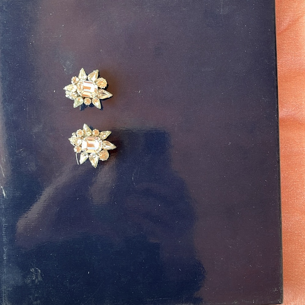 Vintage Kramer Rhinestone clip ons